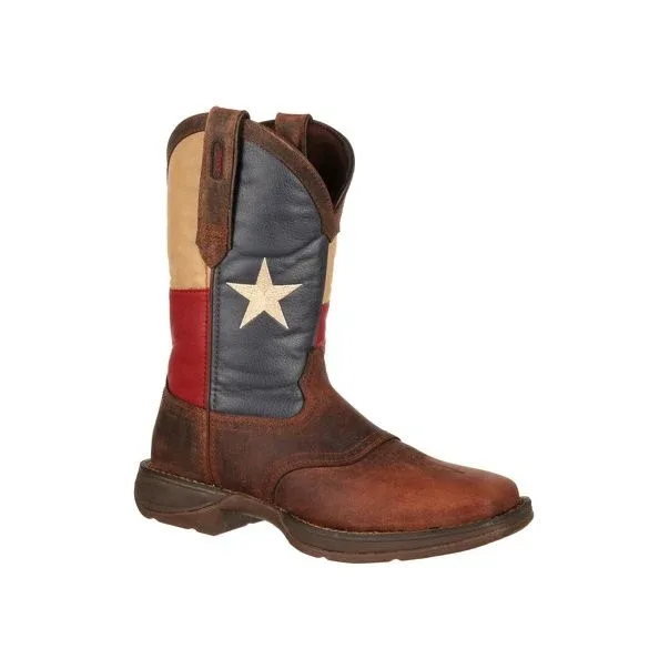 Durango Mens Patriotic Sq Toe Texas Boots - Image 2