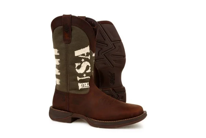 Durango Mens Rebel Army USA Boots - Image 2