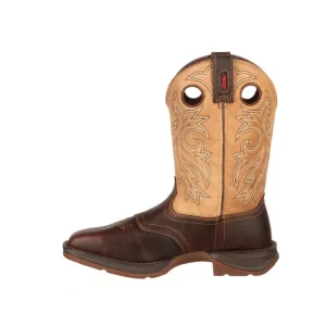 Durango Mens Rebel Saddle Up Tan Pull On Boots