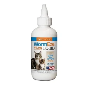 Durvet WormEze Feline Liquid, 4 oz.