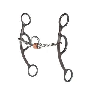 Dutton Bits Twisted Wire Dog Bone Gag Bit