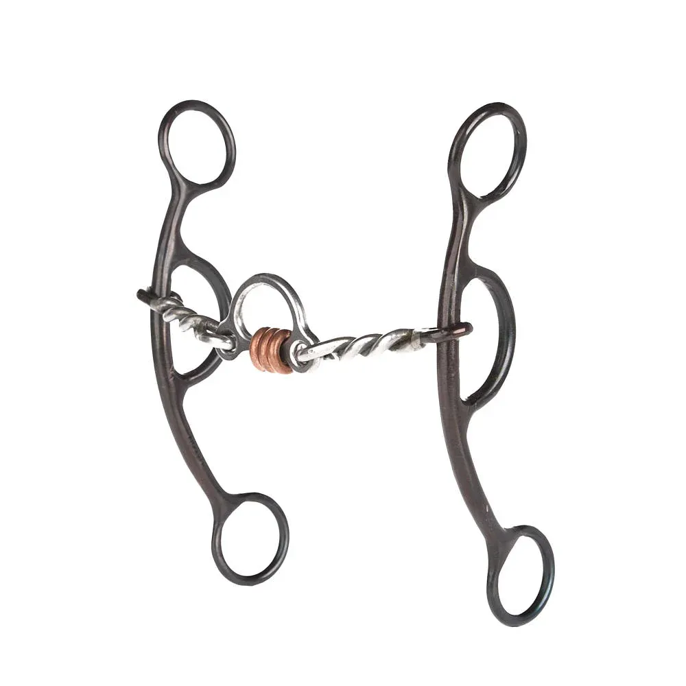 Dutton Bits Twisted Wire Dog Bone Gag Bit