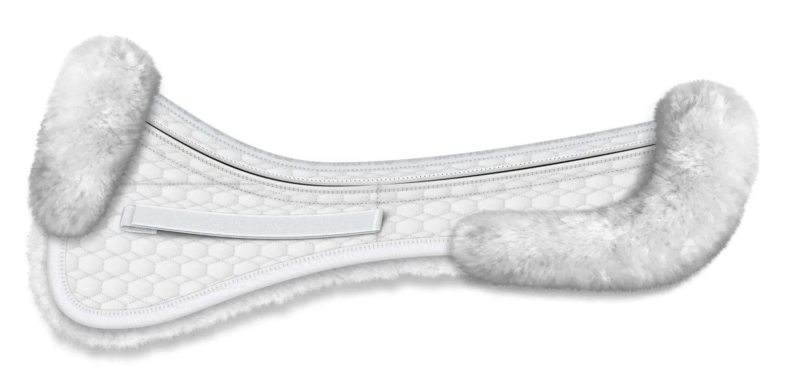E.A. Mattes Platinum EWWA Dressage Correction Half Pad with Rear Trim