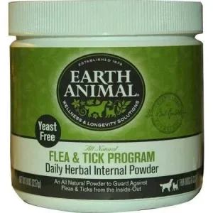 Earth Animal Dog Internal Powder Yeast Fr 8oz {L+x }(D)