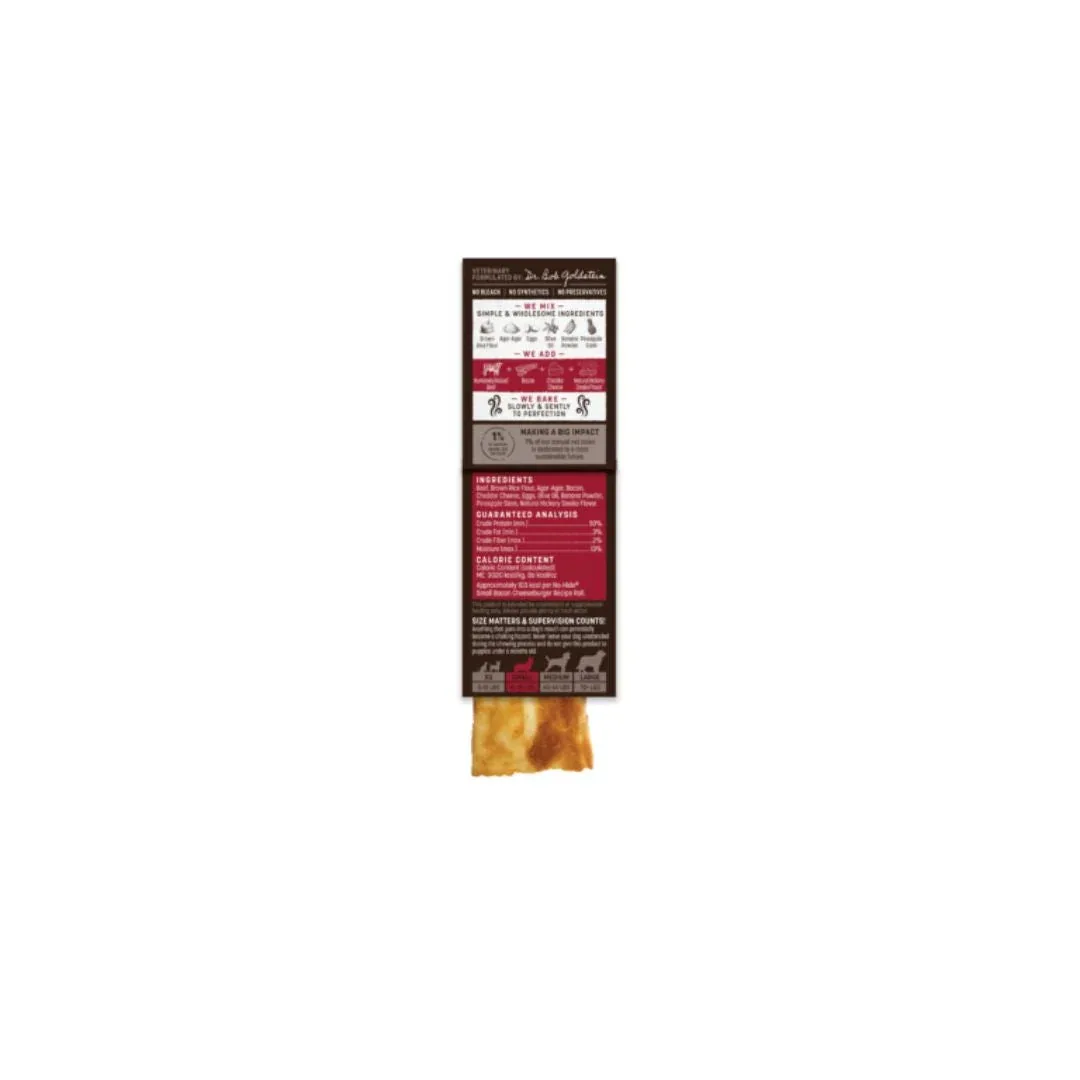 Earth Animal Dog No-Hide Bbq Roll Bacon Cheeseburger Small 24 ct - Image 2