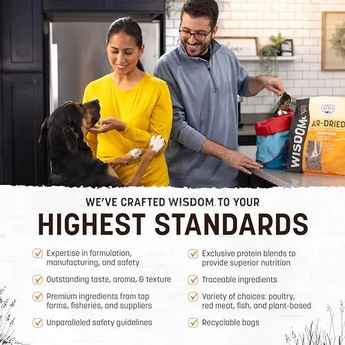 Earth Animal Wisdom Air Dried Dog Food | Chicken Recipe Premium Natural Dog Food | All Breeds & Ages | Made in The USA | 2 Pound Bag - Image 2