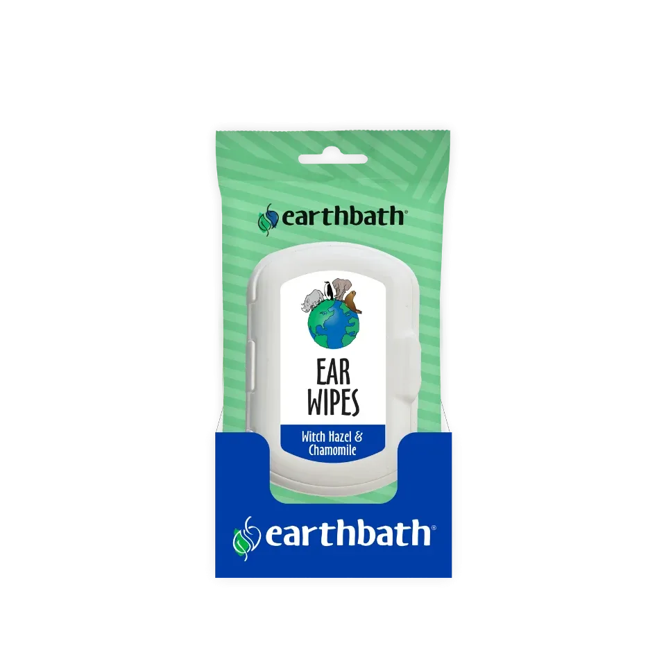 Earthbath Ear Wipes Counter Display 6ea/30 ct