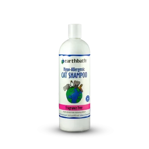 Earthbath Hypoallergenic Cat Shampoo, Fragrance Free 16oz