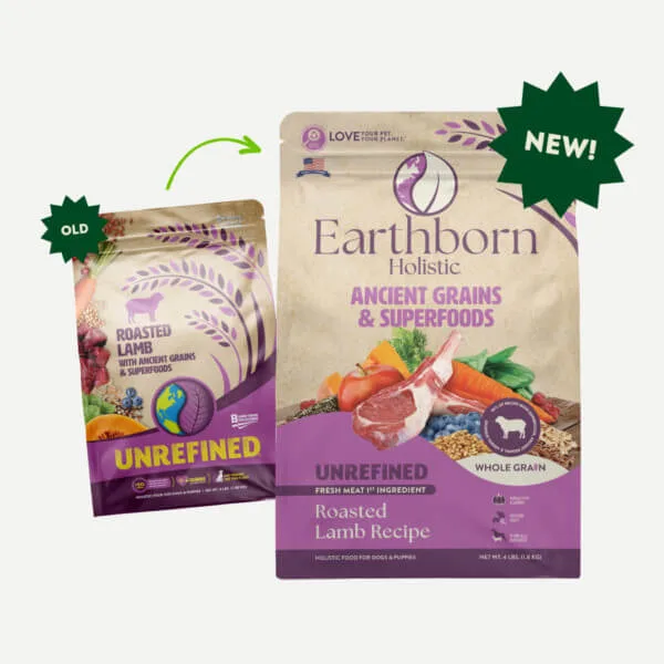EARTHBORN DOG UNREFINED ANCIENT GRAINS LAMB 25LB - Image 2