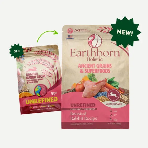 EARTHBORN DOG UNREFINED ANCIENT GRAINS RABBIT 25LB - Image 2