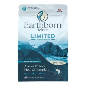EARTHBORN DOG VENTURE GRAIN FREE POLLUCK PUMPKIN 4LB