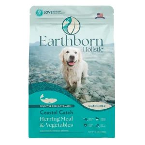 Earthborn Holistic Coastal Catch Grain-Free Dry Dog Food Herring Meal & Vegetables 4 lb