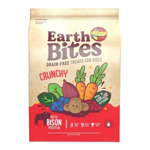 Earthborn Holistic EarthBites Bison Flavor Crunchy Dog Treats, 2-lb