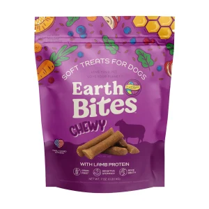 Earthborn Holistic EarthBites Chewy Soft Dog Treats Lamb 7 oz