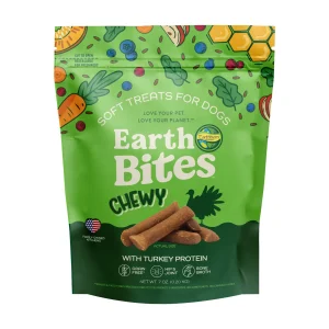 Earthborn Holistic EarthBites Chewy Soft Dog Treats Turkey 7 oz