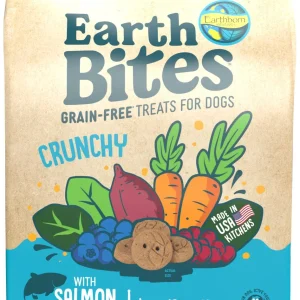 Earthborn Holistic EarthBites Crunchy Dog Treats Salmon & Pumpkin 2 lb