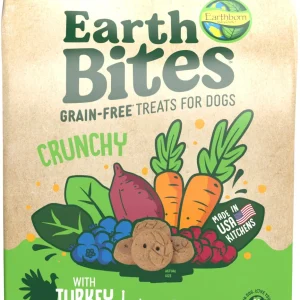 Earthborn Holistic EarthBites Crunchy Dog Treats Turkey & Pumpkin 2 lb
