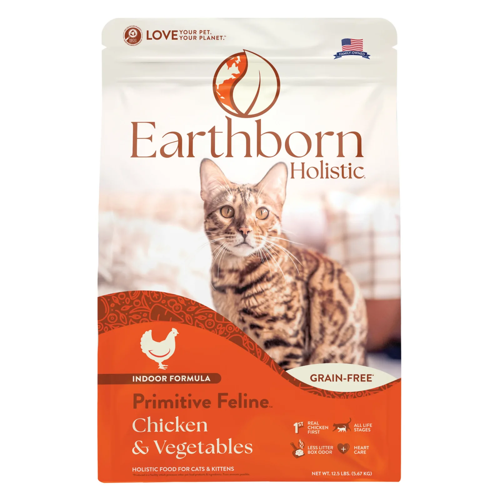 Earthborn Holistic Primitive Feline 12.5 lb. Grain-Free Dry Cat Food