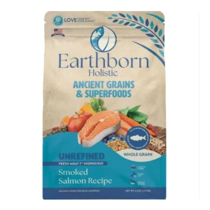 Earthborn Holistic Unrefined Ancient Grains & Superfoods Dry Dog Food Smoked Salmon 4 lb