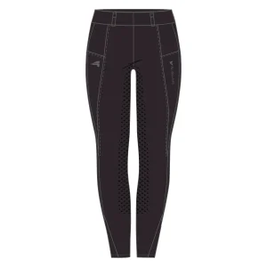 Easy Rider Riding Tights ERDon FullGrip-Black Rose, 32 in