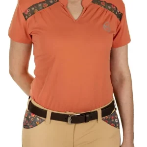 EcoRider by Equine Couture Ladies Thea Short Sleeve Sport Shirt