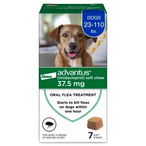 Elanco Advantus Chewable Flea Treatment for Dogs 7ct Large Dogs (23-110 Lbs)