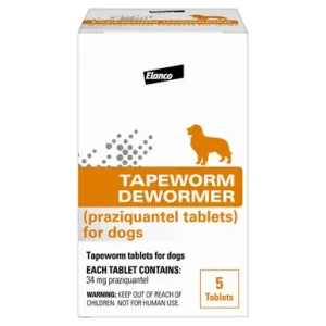 Elanco Tapeworm Dewormer Tablets for Dogs