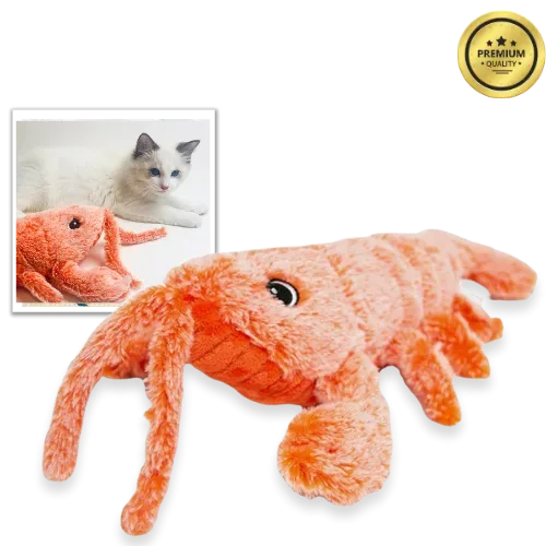 Electric Catnip Shrimp Cat Toy – Jumping Interactive Plush