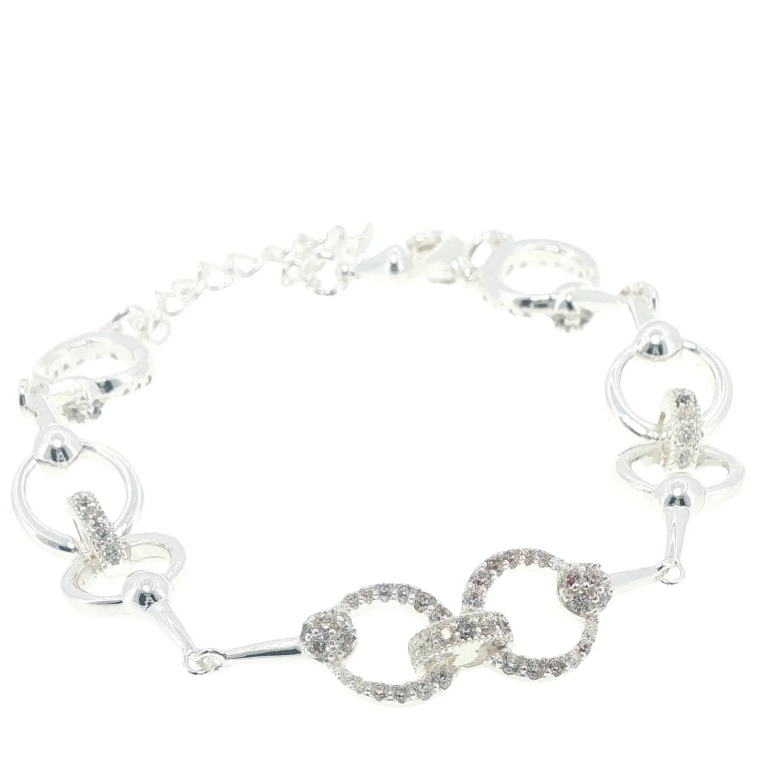 Equestrian Jewelry Brass Snaffle Bit Bracelet