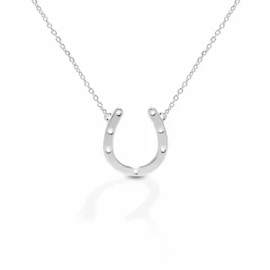 Equestrian Jewelry Small Horseshoe Necklace