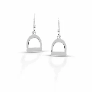 Equestrian Jewelry Stirrup Drop Earrings