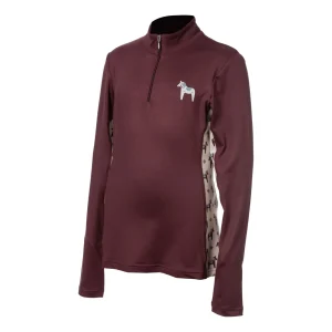 Equinavia Lena Kids Long Sleeve Quarter Zip Shirt
