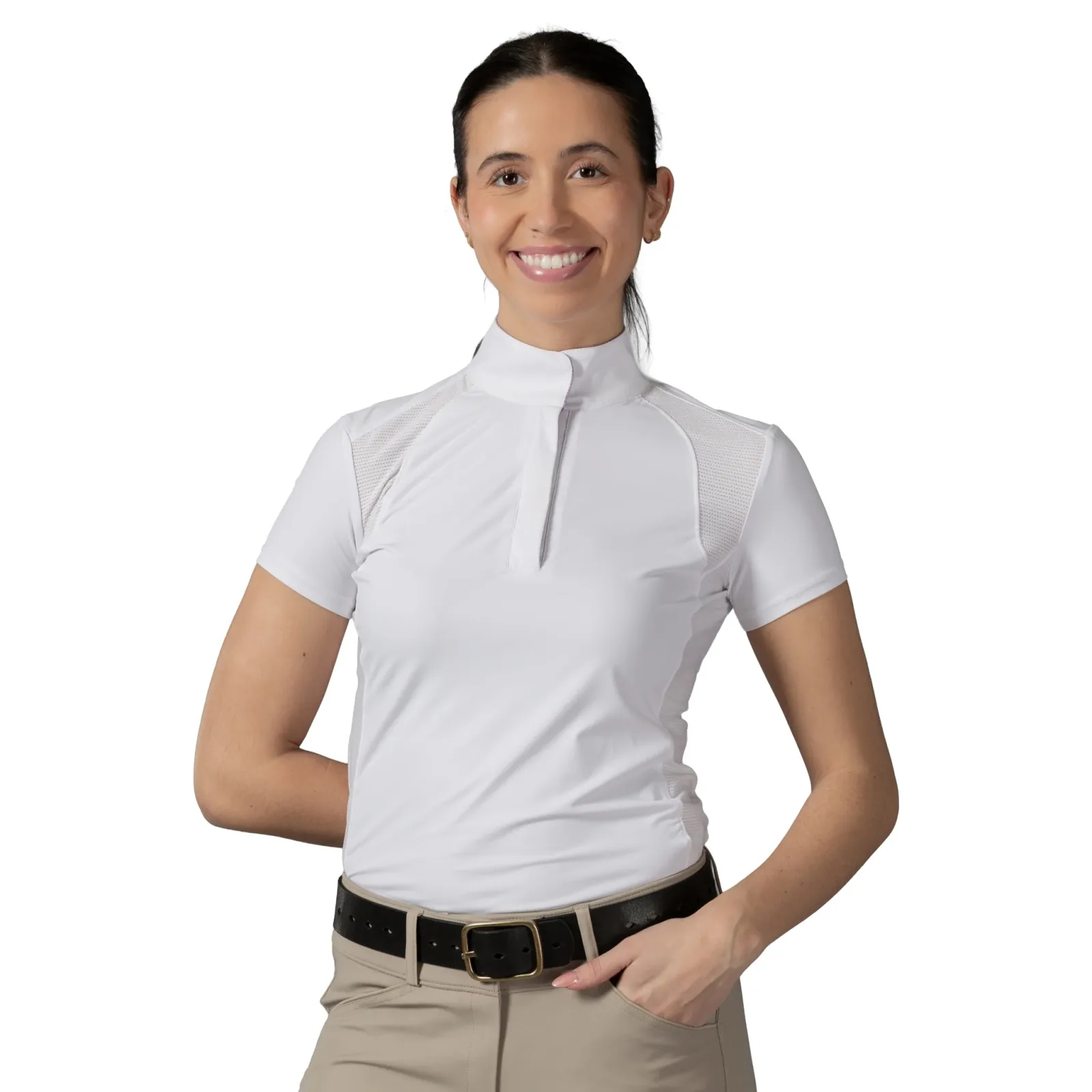 Equinavia Sonja Ladies Short Sleeve Show Shirt - Image 2