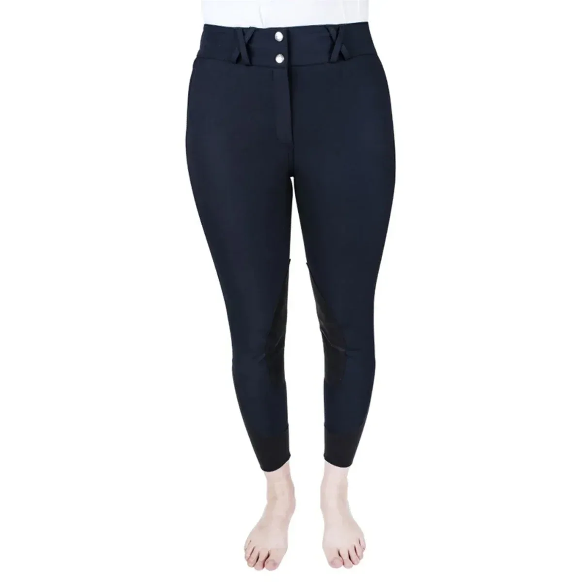 Equine Couture Charlotte Suede Knee Patch Breech - Image 2