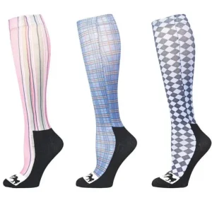 Equine Couture Isabel Padded Boot Socks - 3 Pack S
