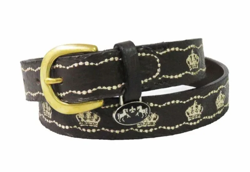 Equine Couture Kids Cacey Leather Belt - Image 2