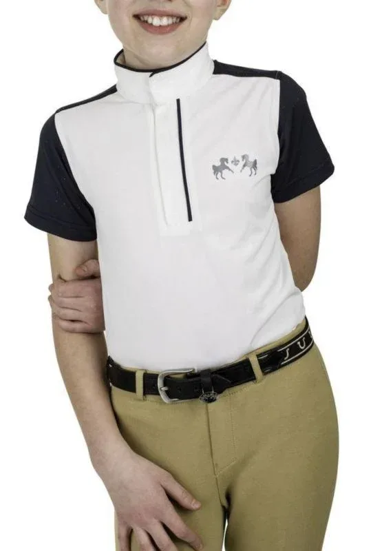 Equine Couture Kids Magda EquiCool Short Sleeve Sh - Image 2