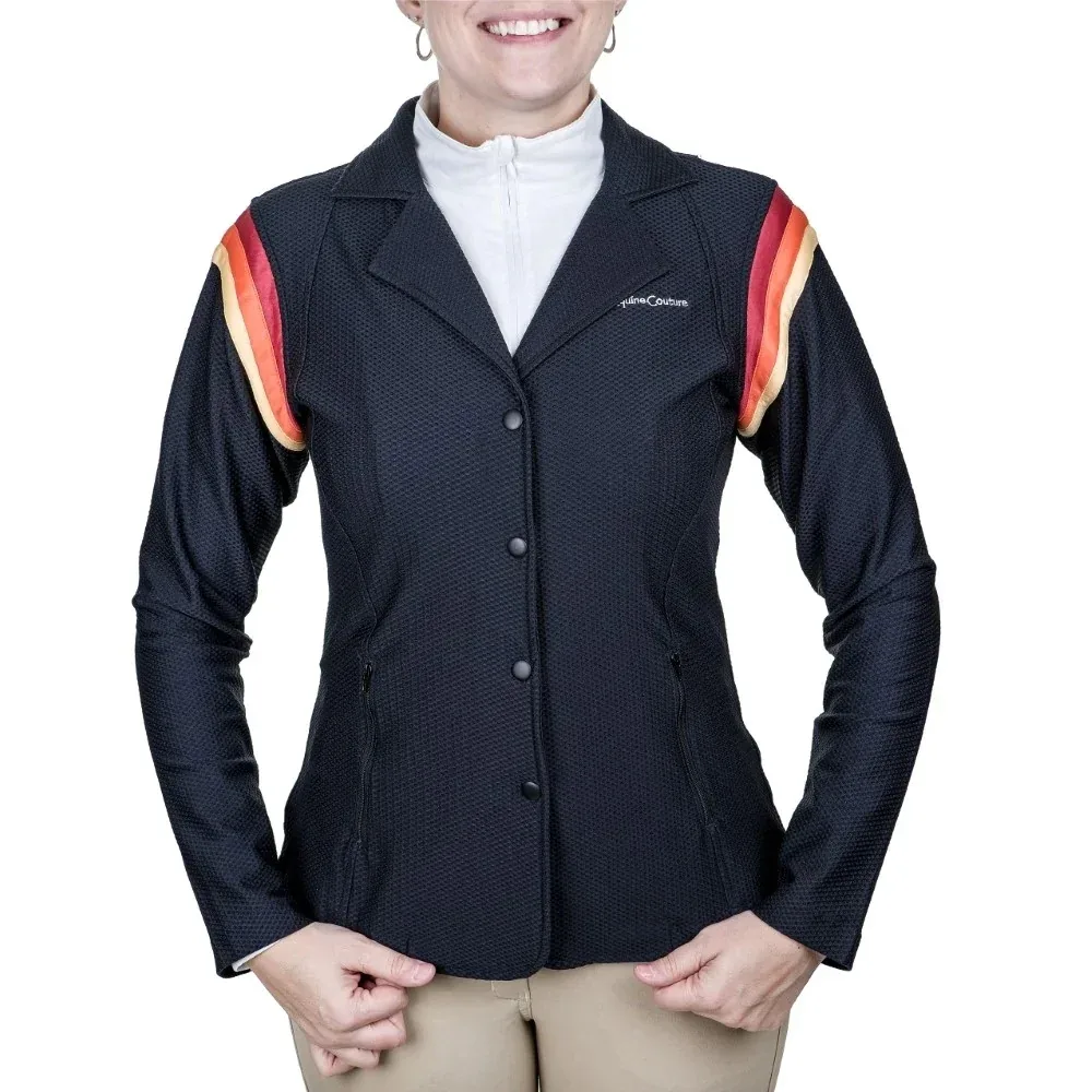 Equine Couture Ladeis EquiVent Gradient Show Coat