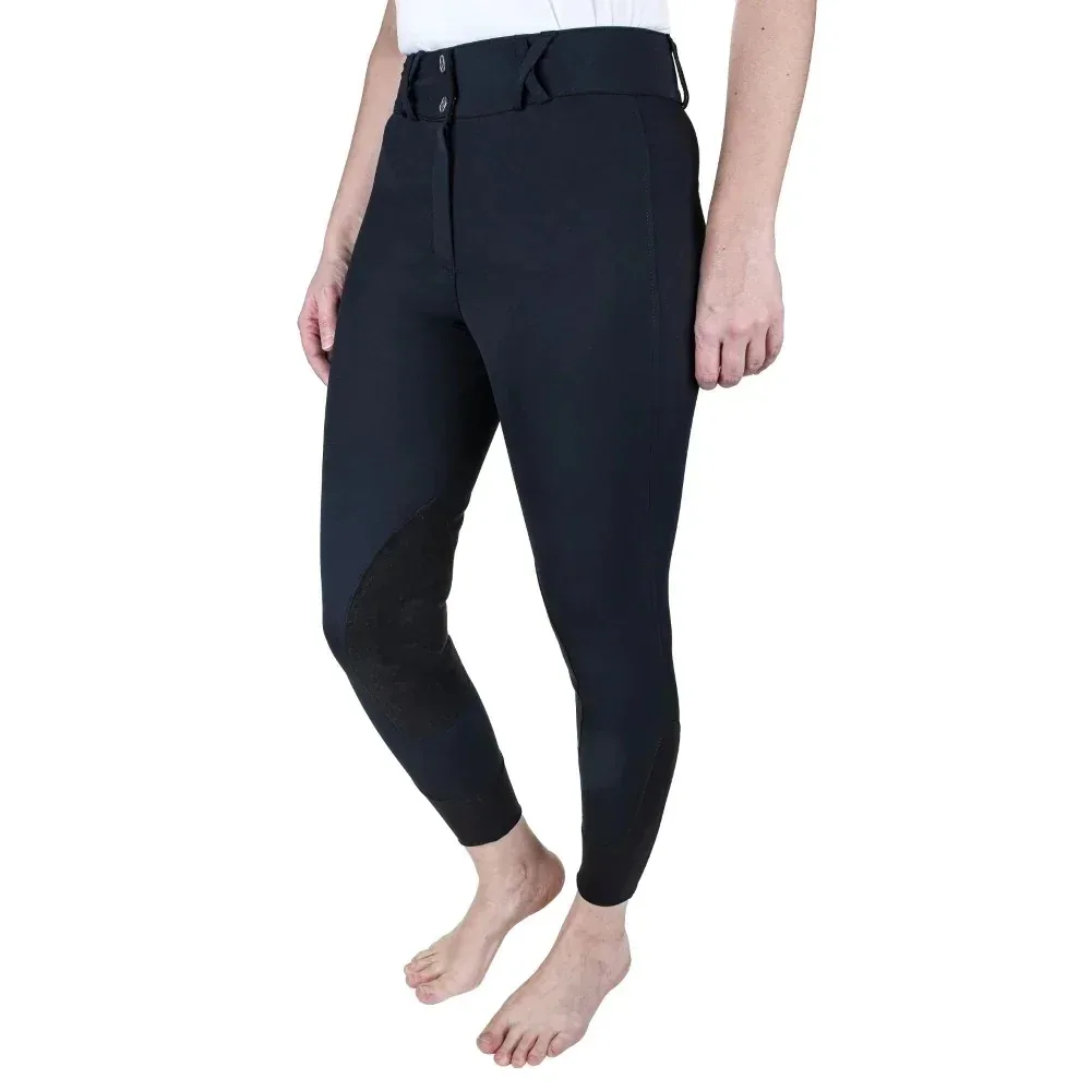 Equine Couture Ladies Charlotte Suede Knee Patch Breeches