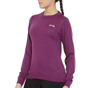 Equine Couture Ladies Icelandic Sweater M Purple