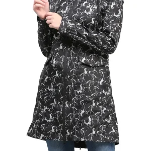 Equine Couture Ladies Linear Horse Rain Jacket