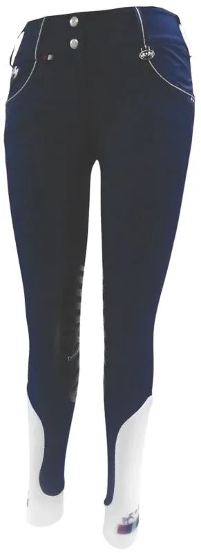 Equine Couture Lady Darsy Knee Patch Breech 26 Saf - Image 2