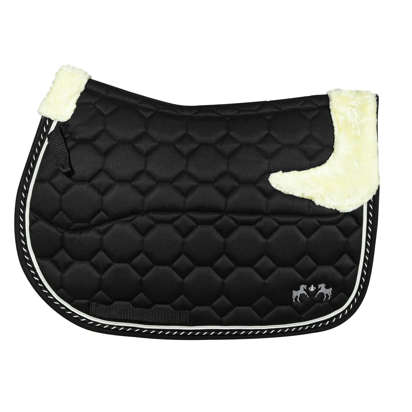 Equine Couture Luxe Saddle Pad with Sherpa Fleece lining - Image 2