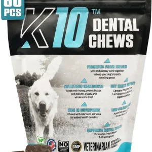Equinety K10 Fresh Breath Dental Chew 60ct