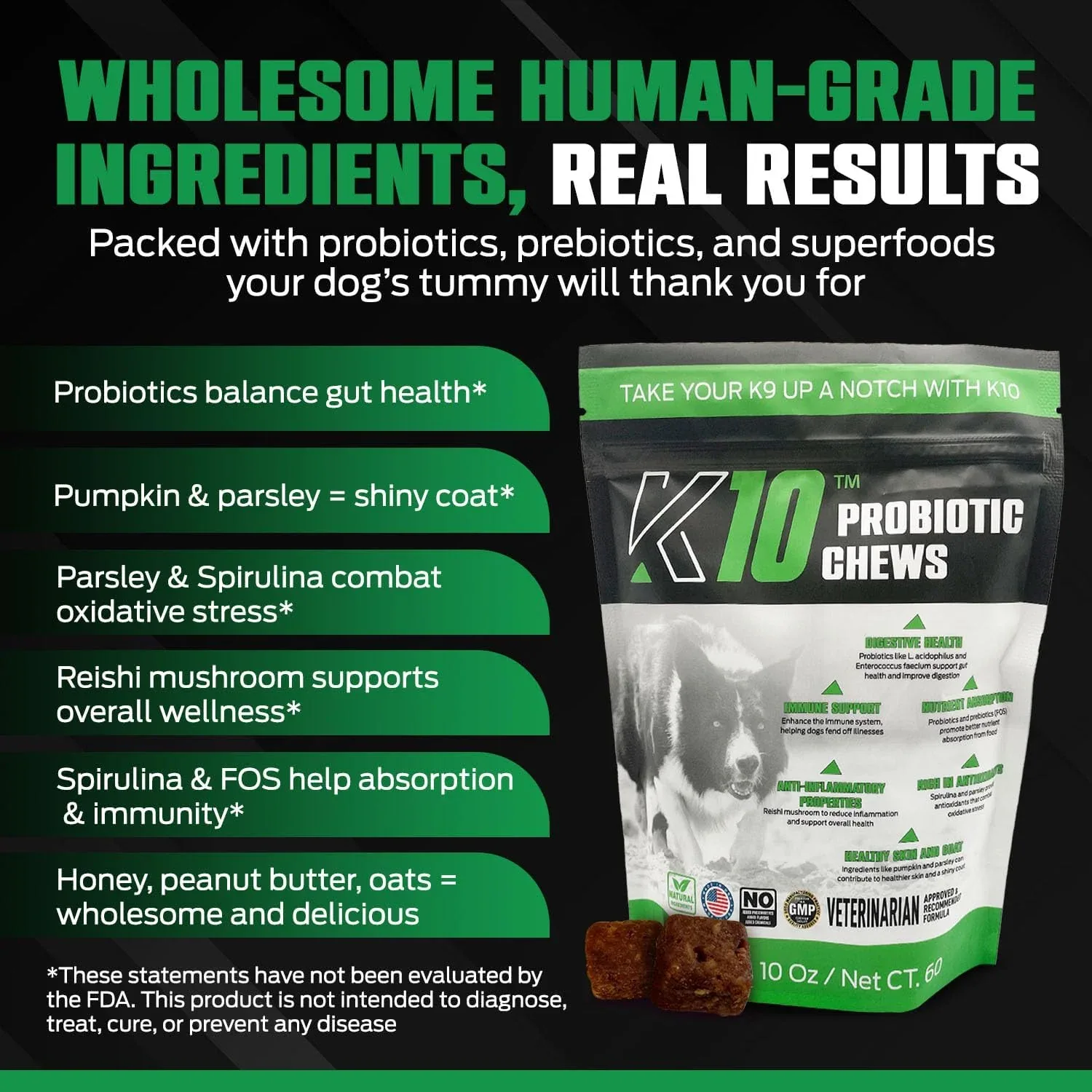 Equinety K10 Probiotic Chew 60ct - Image 2