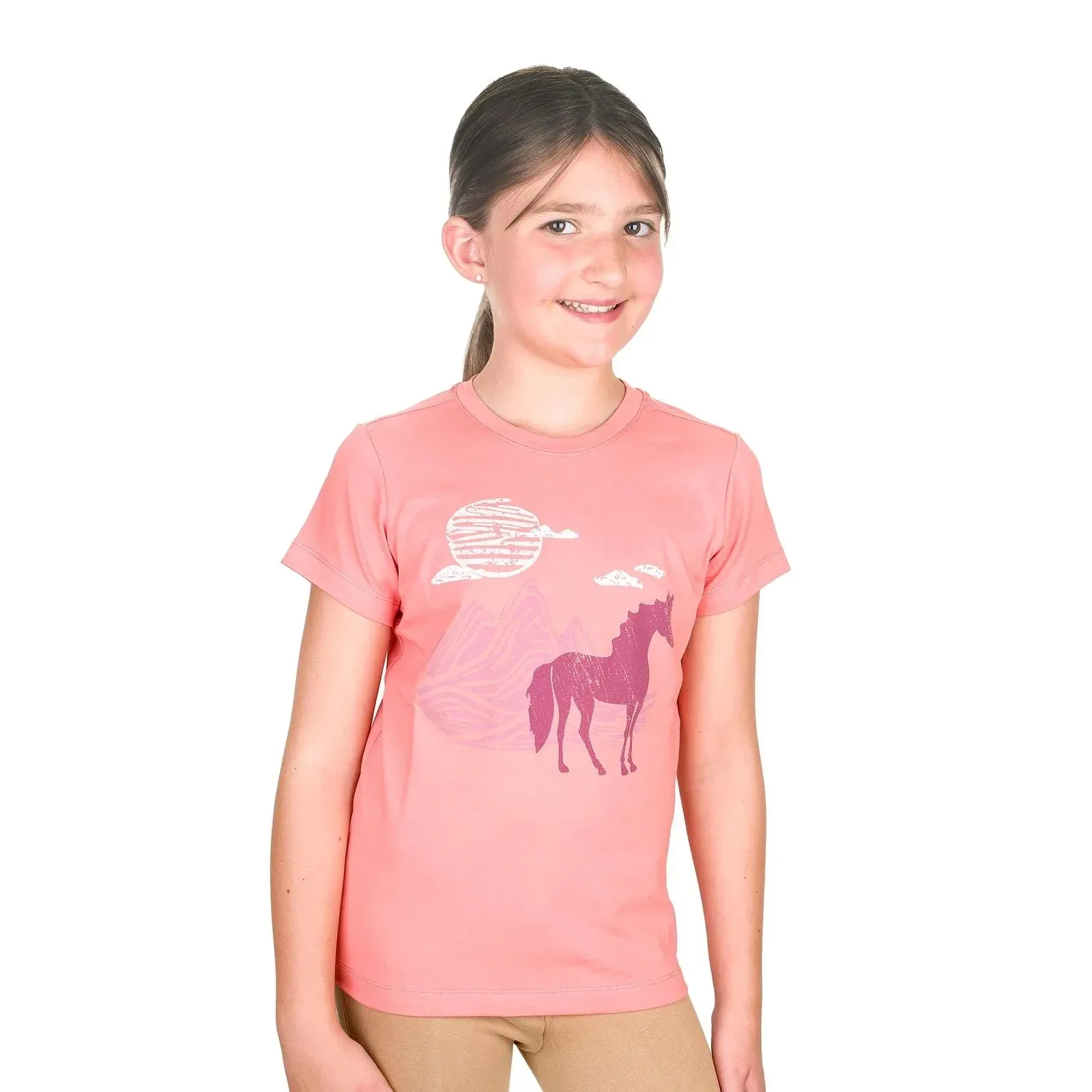 EquiStar Kids Short Sleeve Graphic Tee Shirt - Image 2