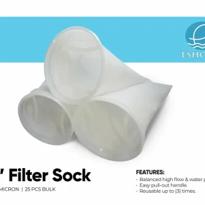 Eshopps Ring Micron Filter White 7 in 25 Pack