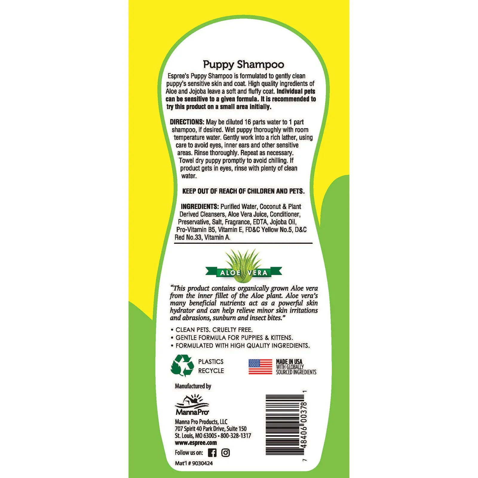 Espree Puppy Shampoo 20 Ounce - Image 2