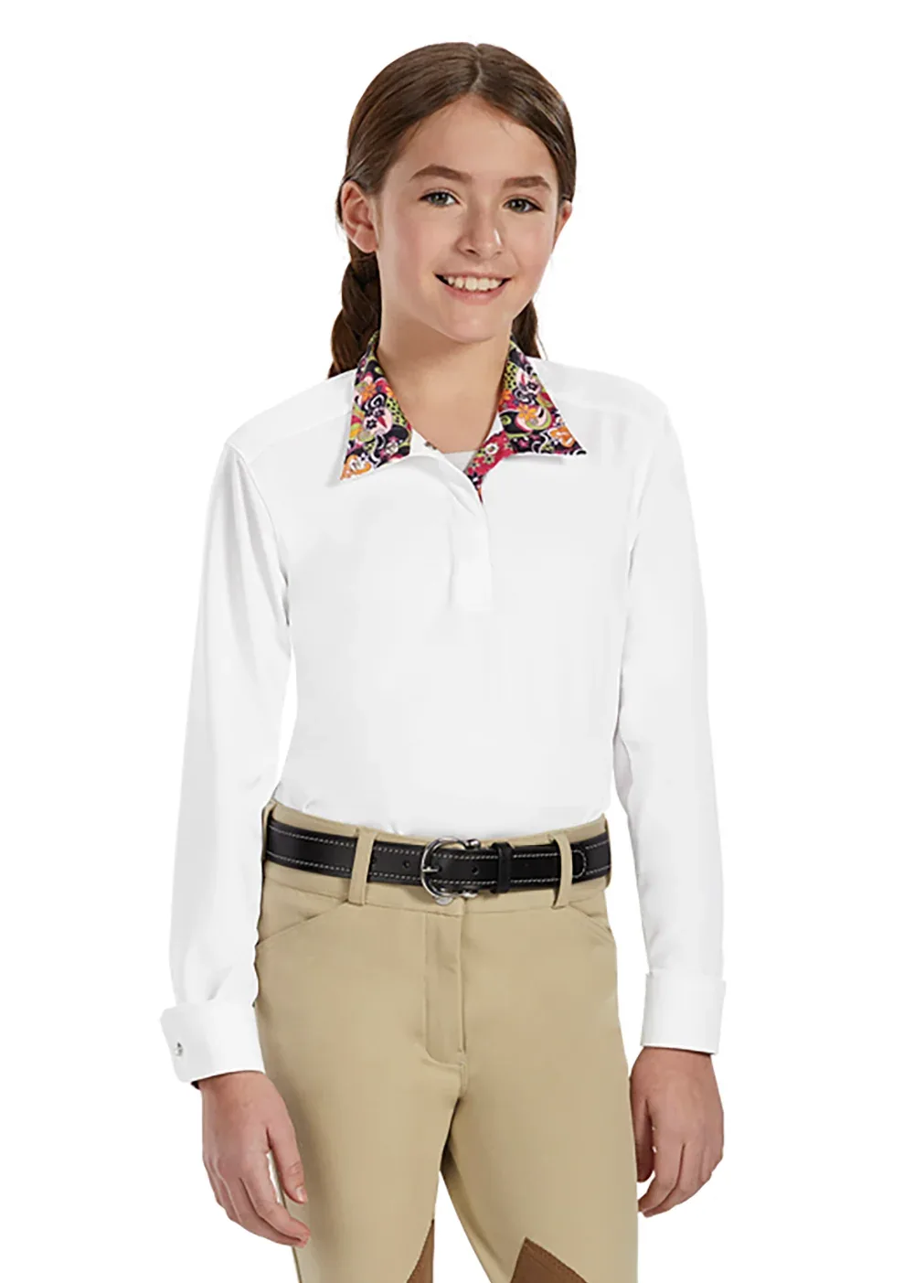 Essex Classics Girls’ Talent Yarn® Long Sleeve Show Shirt