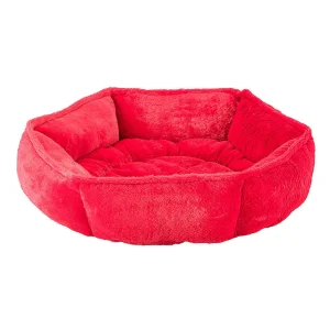 Ethical Pet Sleep Zone Hexagon Cuddler 24 in Red